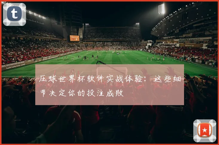 压球世界杯软件实战体验：这些细节决定你的投注成败